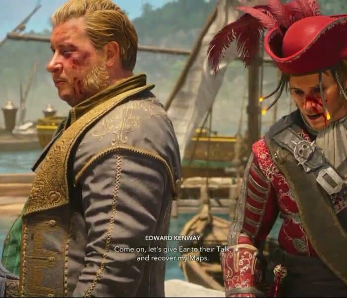 Assassin’s Creed Black Flag Resynched – And My Sugar? Edward Kenway Talks with Stede Bonner Cutscene