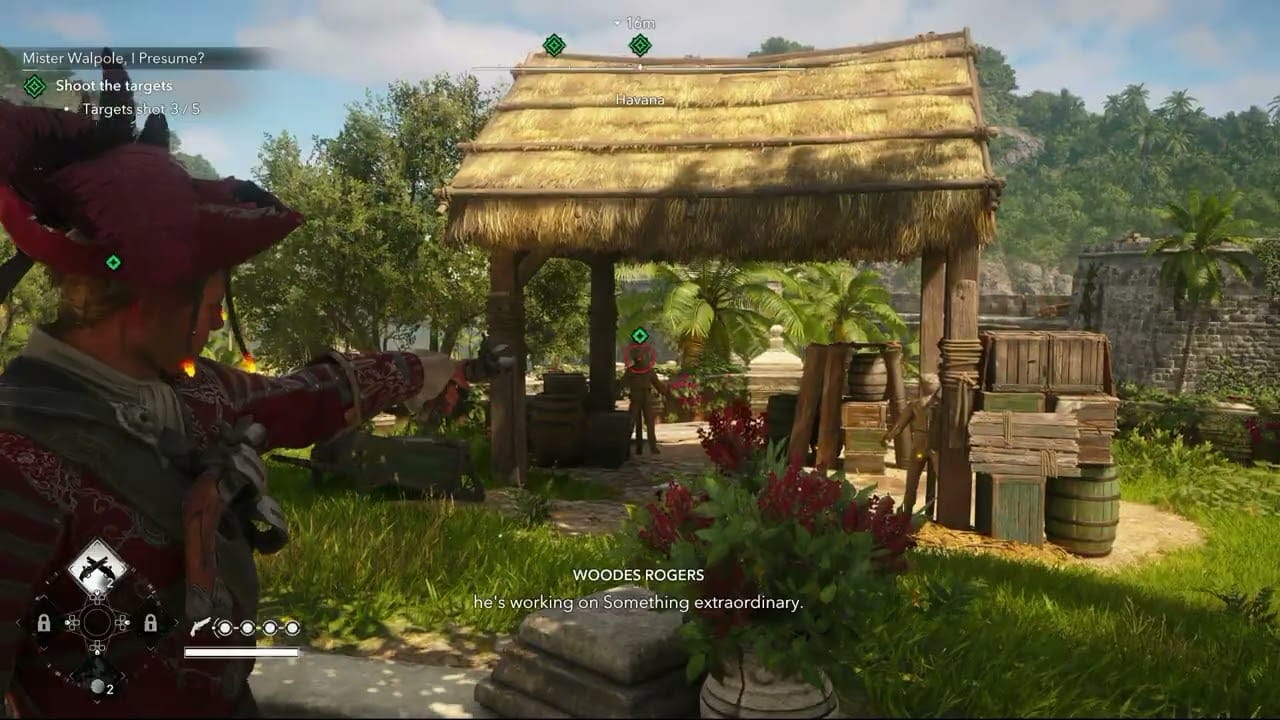 Assassin’s Creed Black Flag Resynced – Mister Walpole, I Presume: Shoot 5/5 Targets (Timer)