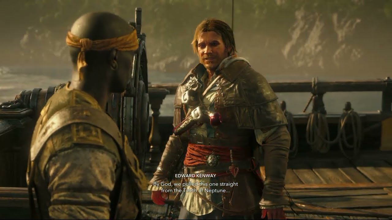 Assassin’s Creed Black Flag Resynced – This Tyro Captain: Edward Kenway and Adewale Deal Cutscene