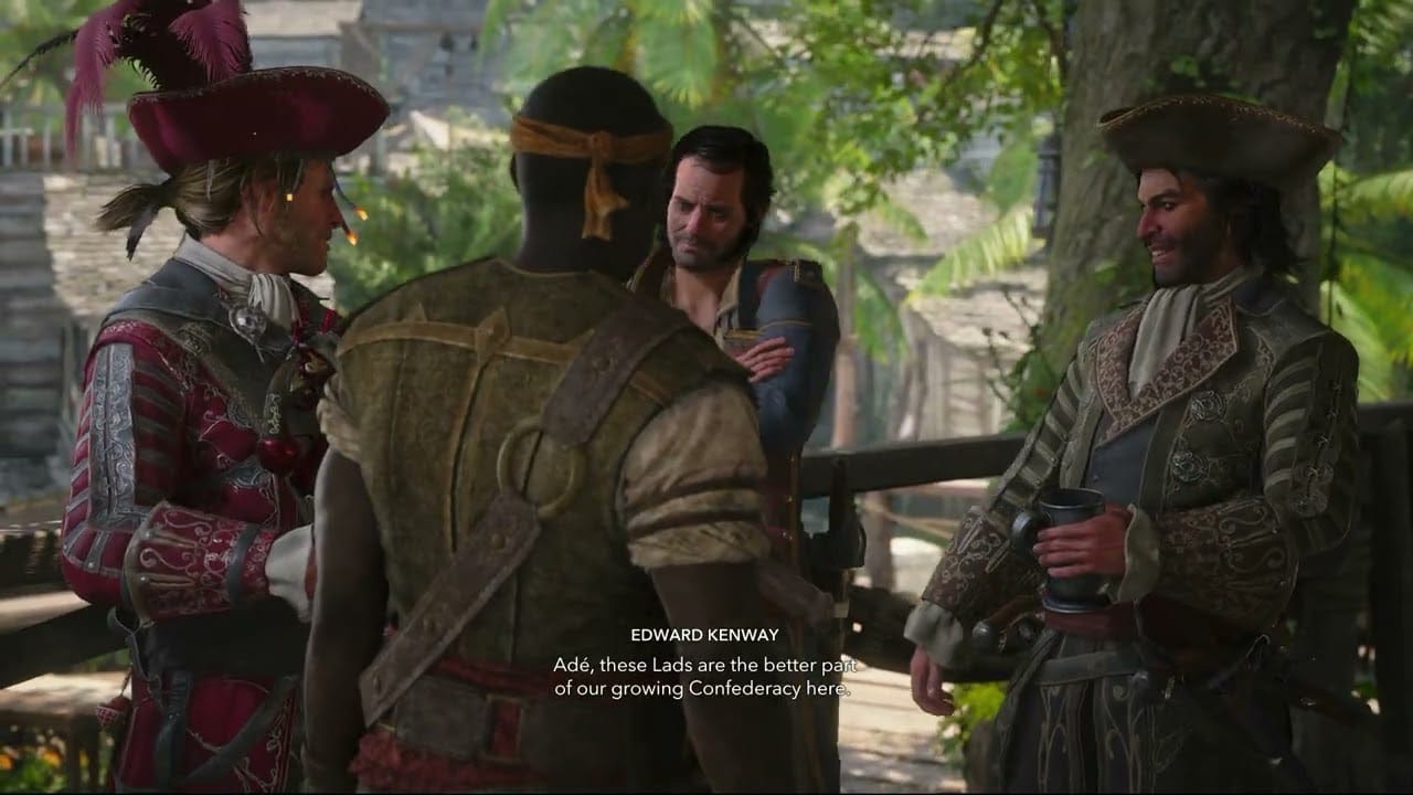 Assassin’s Creed Black Flag Resynced – Now Hiring: Old Avery: Bonny, Benjamin, Ed, Kidd Cutscene