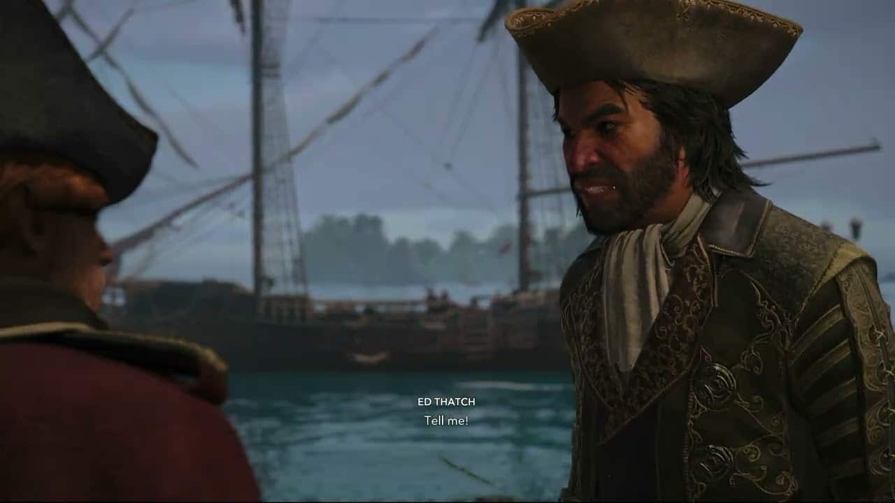 Assassin’s Creed Black Flag Resynced – Now Hiring: 1715 Nassau Bahamas Arrival Cutscene | Ed Thatch