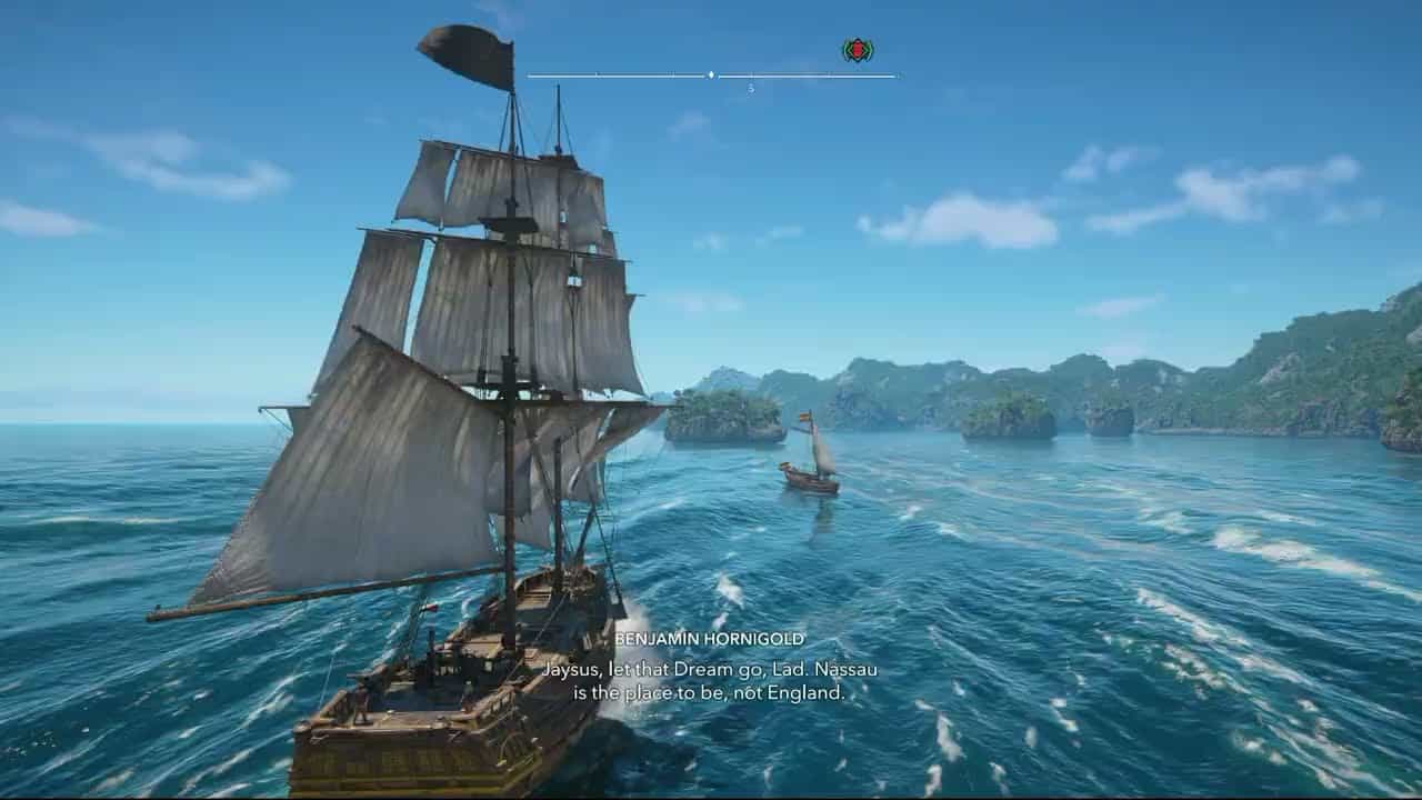 Assassin’s Creed Black Flag Resynced – Prizes and Plunder: Benjamin Hornigold Jackdaw Talk Sequence