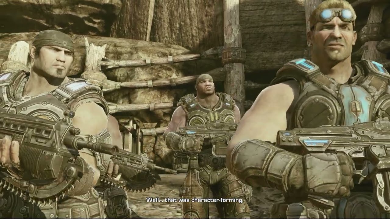 Gears of War 3 – Act 2: Fight Your Way Through and Secure the Locust Stronghold Gameplay