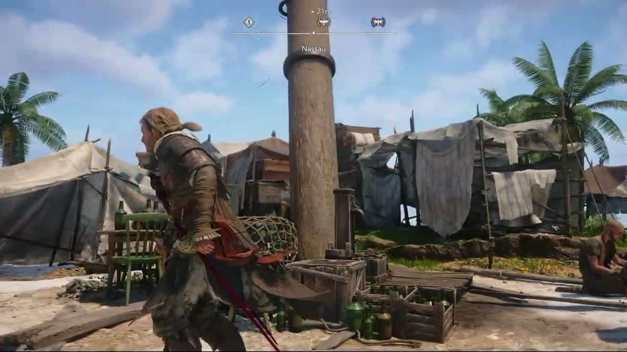 Assassin’s Creed Black Flag Resynced – Sequence 3: Nassau: Synchronize The Giant Mast (Flag)