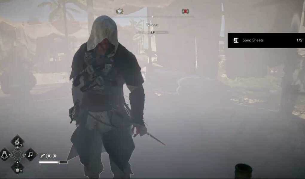Assassin’s Creed Black Flag Resynced – Nassau Fort: Collect Song Sheet “Stormalong John”