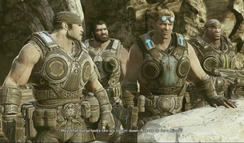 Gears of War 3 – Act 2: Locus New Home Above Ground “Anyone Up For a Hijack?” Cutscene