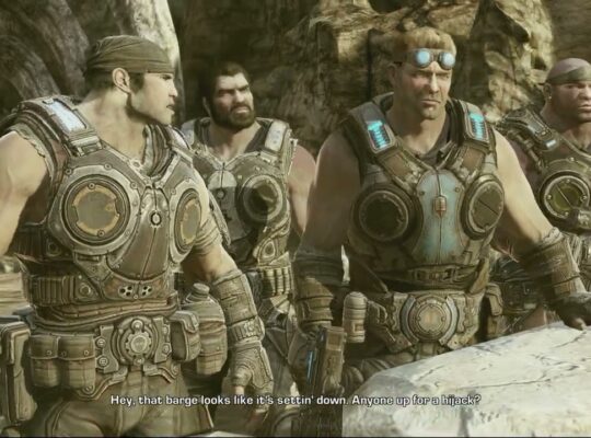 Gears of War 3 – Act 2: Locus New Home Above Ground “Anyone Up For a Hijack?” Cutscene