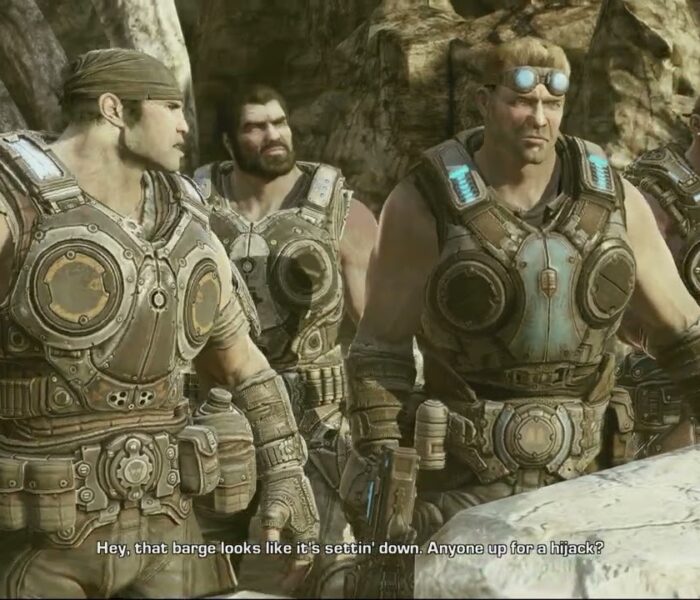 Gears of War 3 – Act 2: Locus New Home Above Ground “Anyone Up For a Hijack?” Cutscene