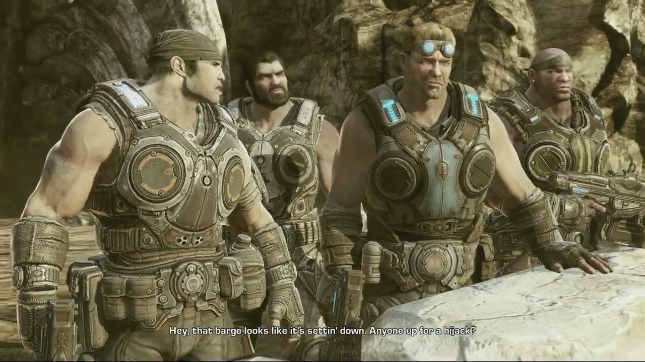 Gears of War 3 – Act 2: Locus New Home Above Ground “Anyone Up For a Hijack?” Cutscene
