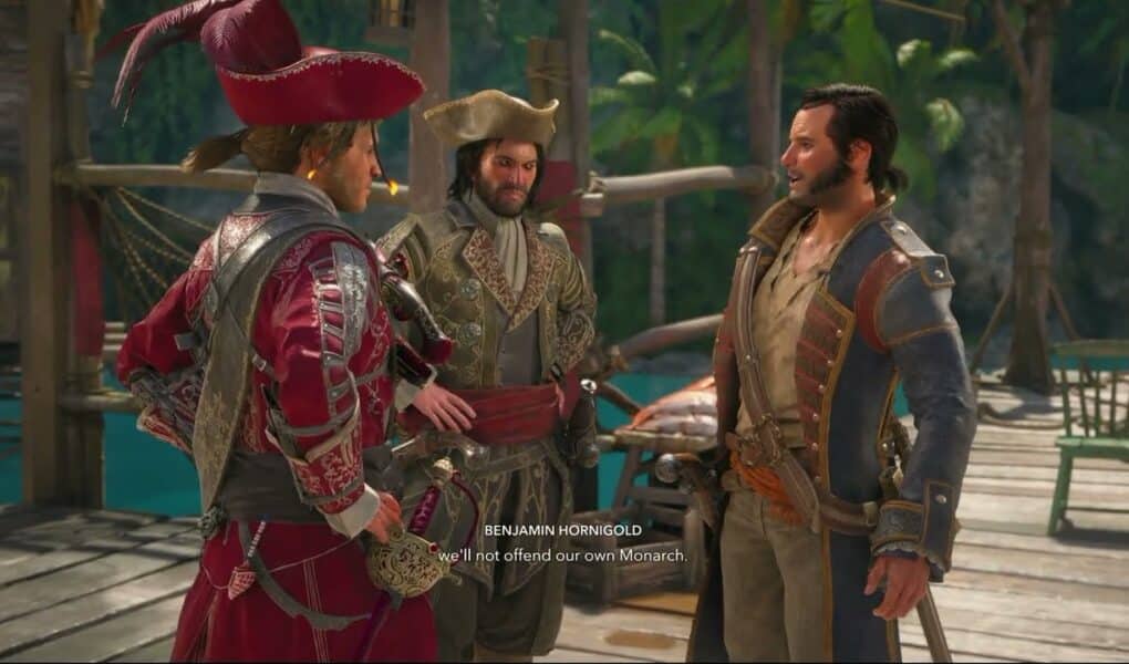 Assassin’s Creed Black Flag Resynced – Raise The Black Flag: Benjamin Hornigold & Ed Thatch Cutscene