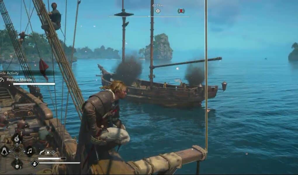 Assassin’s Creed Black Flag Resynced – Sequence 3: Side Activity: Board and Reduce Schooner Morale