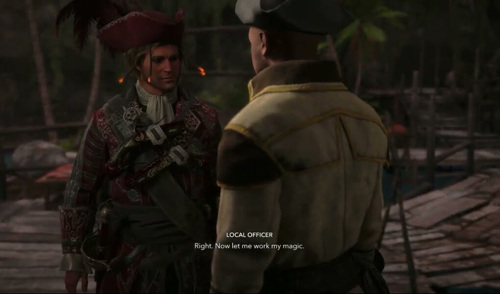 Assassin’s Creed Black Flag Resynced – Raise The Black Flag: Sail To Salt Key: Bribe Local Officer