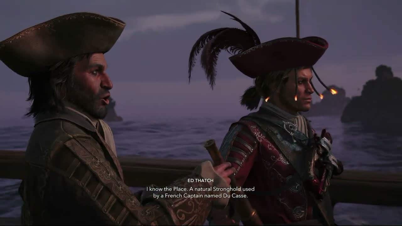 Assassin’s Creed Black Flag Resynced – Proper Defenses: Talk to Ed Hatch “Julian De Casse” Cutscene