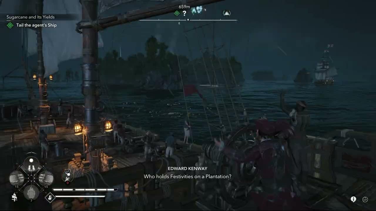 Assassin’s Creed Black Flag Resynced – Sugarcane And It’s Yields: Tail Agent’s Ship In The Jackdaw