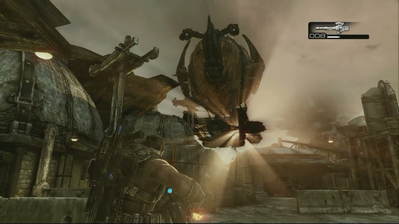 Gears of War 3 – Act 2: Grab Guns and Ammo | Defend Depot From Attacking Locust (One Shot)