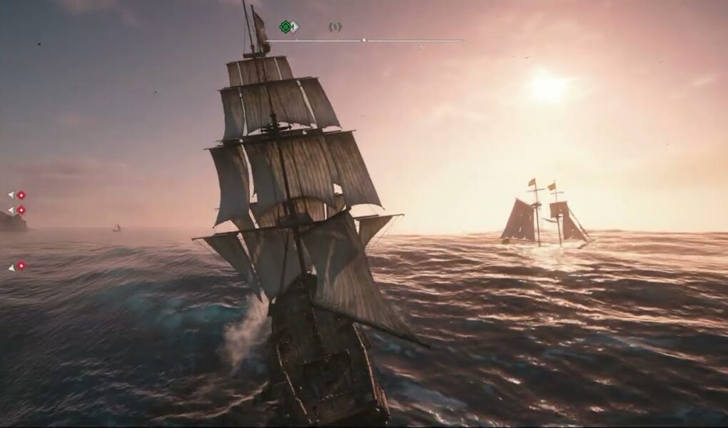 Assassin’s Creed Black Flag Resynced – British HMS Conten and Santa Catalina Spanish Schooner Battle