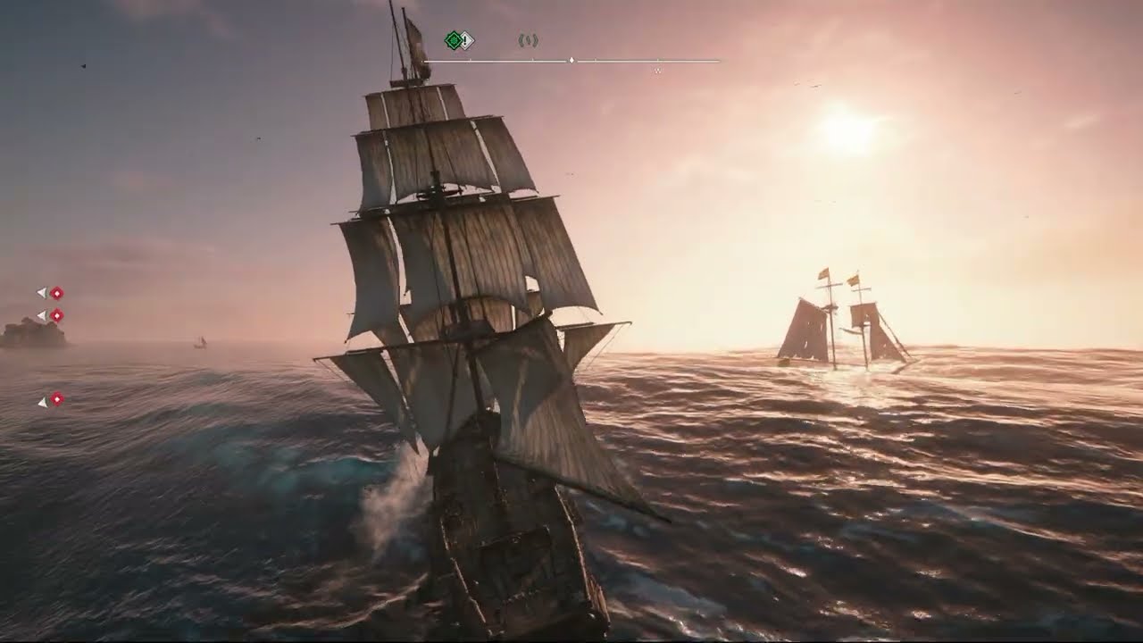 Assassin’s Creed Black Flag Resynced – British HMS Conten and Santa Catalina Spanish Schooner Battle