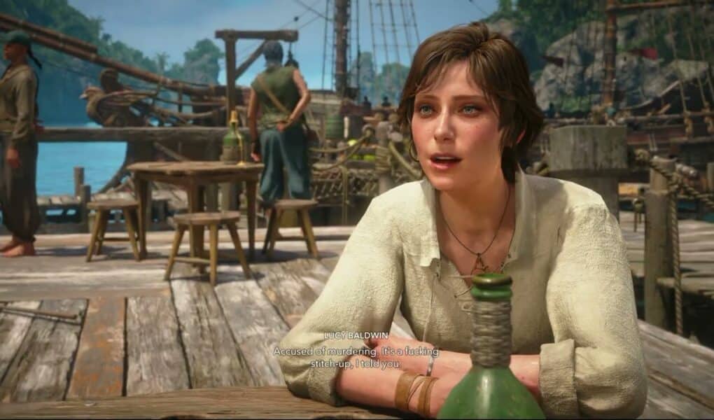 Assassin’s Creed Black Flag Resynced – The One With The Gun: Meet Lucy at The Great Inagua Tavern