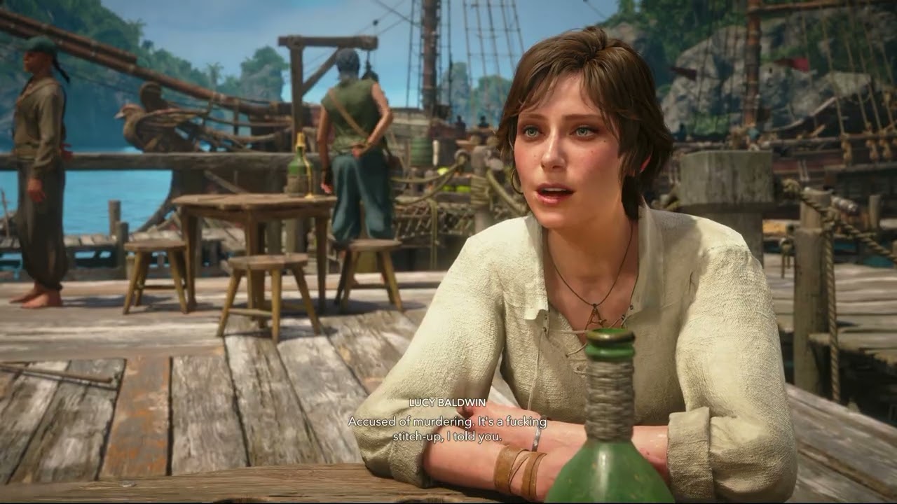 Assassin’s Creed Black Flag Resynced – The One With The Gun: Meet Lucy at The Great Inagua Tavern