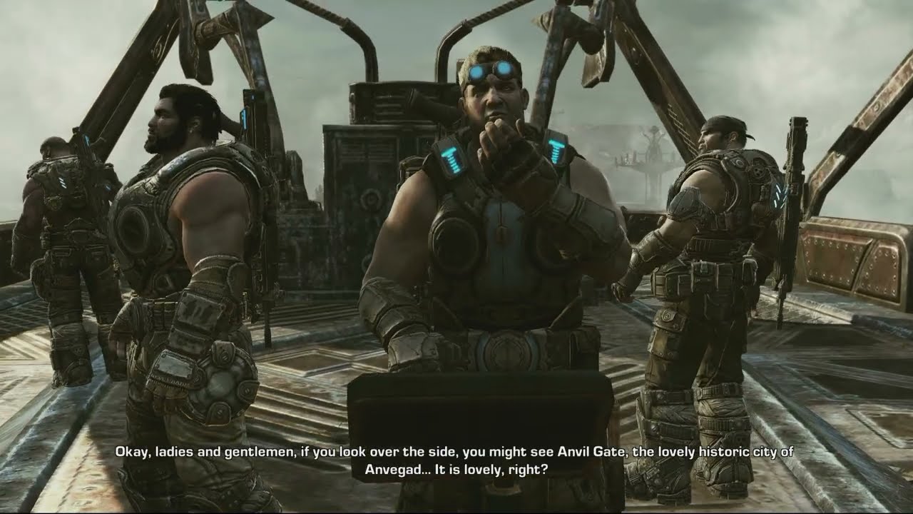 Gears of War 3 – Act 2 Ch 6 Airborne: Baird Gas Barge Tour | Dom “That’s Myrrah Holding Your Dad”
