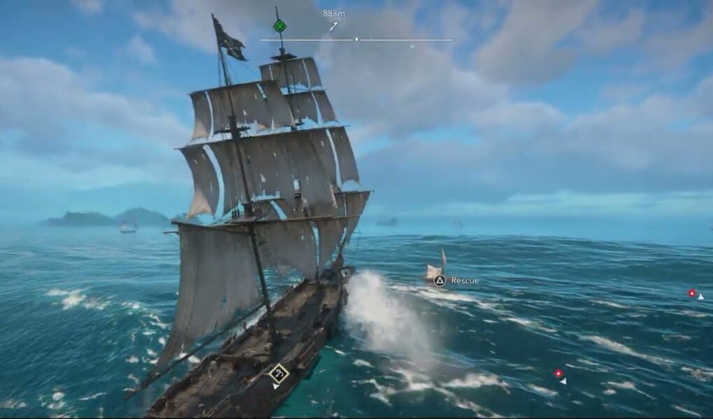 Assassin’s Creed Black Flag Resynced – Sequence 4: Open Seas Navel Battle: Brig, Schooner (Convoy)