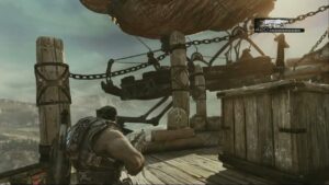 Gears of War 3 – Act 2: Get To The Gas Barge Landing Platform | Slay The Queen’s Guards