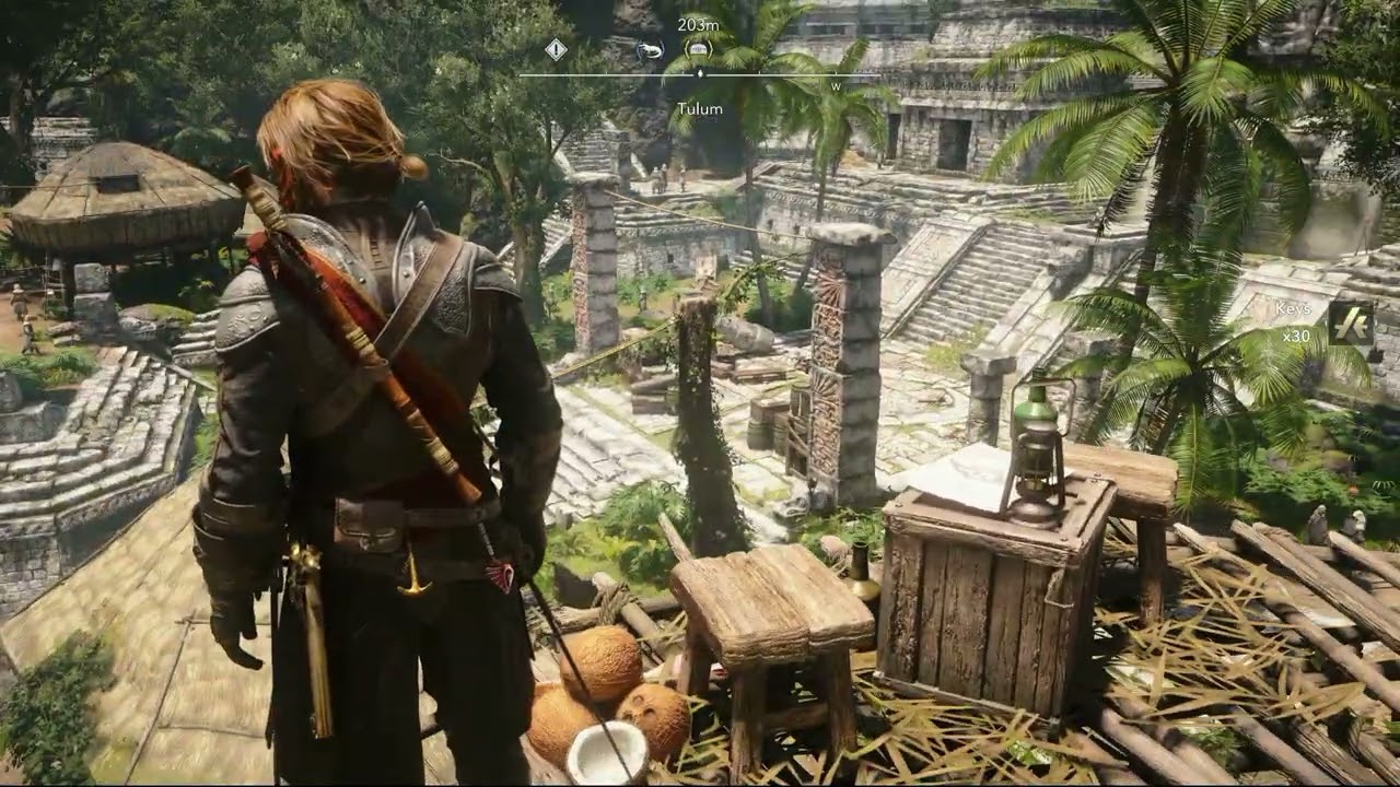 Assassin’s Creed Black Flag Resynced – Seq 5 Tulum: Collect Data File, Chests, Solve Mayan Stelae