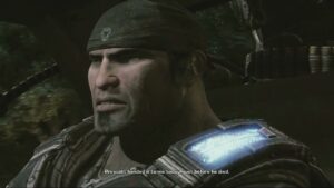 Gears of War 3 – Act 3: Talk To Hoffman On Way To Anvil Gate “Key To Prescott’s Data Disc” Cutscene