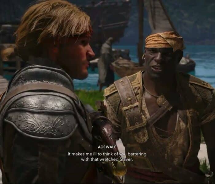 Assassin’s Creed Black Flag Resynced – Traveling Salesman: Talk with Adewale | Port Royal Cutscene