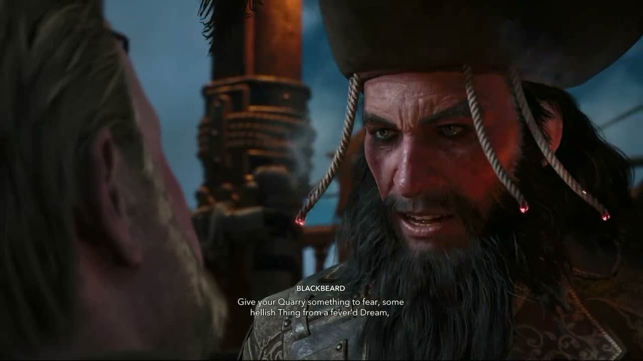 Assassin’s Creed Black Flag Resynced – Diving For Medicines: Blackbeard Puts On His Hat Cutscene