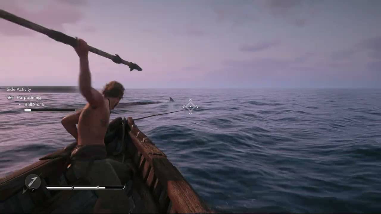 Assassin’s Creed Black Flag Resynced – Sequence 6: Harpooning Bull Shark Side Activity Gameplay