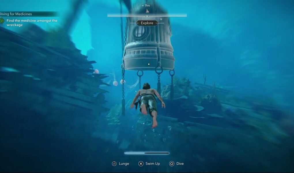 Assassin’s Creed Black Flag Resynced – Diving For Medicines: Find The Medicine | Avoid the Bullshark