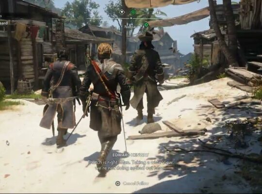Assassin’s Creed Black Flag Resynced – Diving For Medicine: Follow Blackbeard: Hornigold Argue