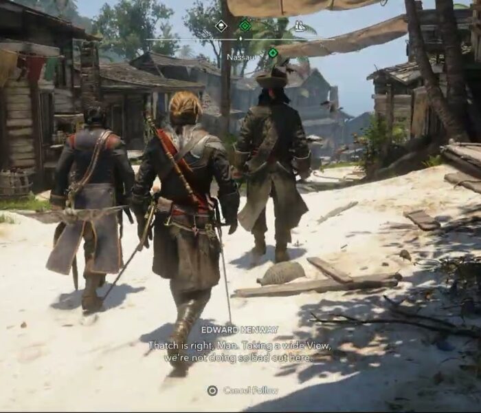 Assassin’s Creed Black Flag Resynced – Diving For Medicine: Follow Blackbeard: Hornigold Argue
