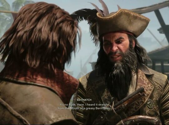 Assassin’s Creed Black Flag Resynced – Diving For Medicine: Talk with Blackbeard and Vane Cutscene