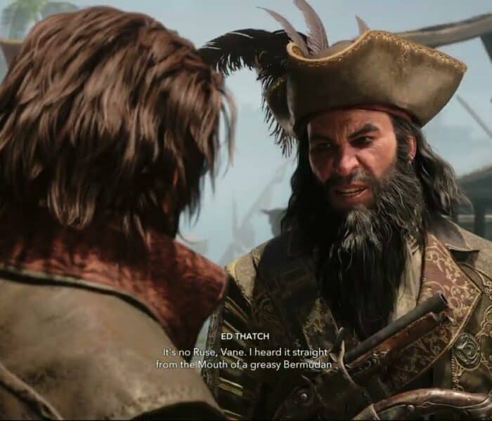 Assassin’s Creed Black Flag Resynced – Diving For Medicine: Talk with Blackbeard and Vane Cutscene