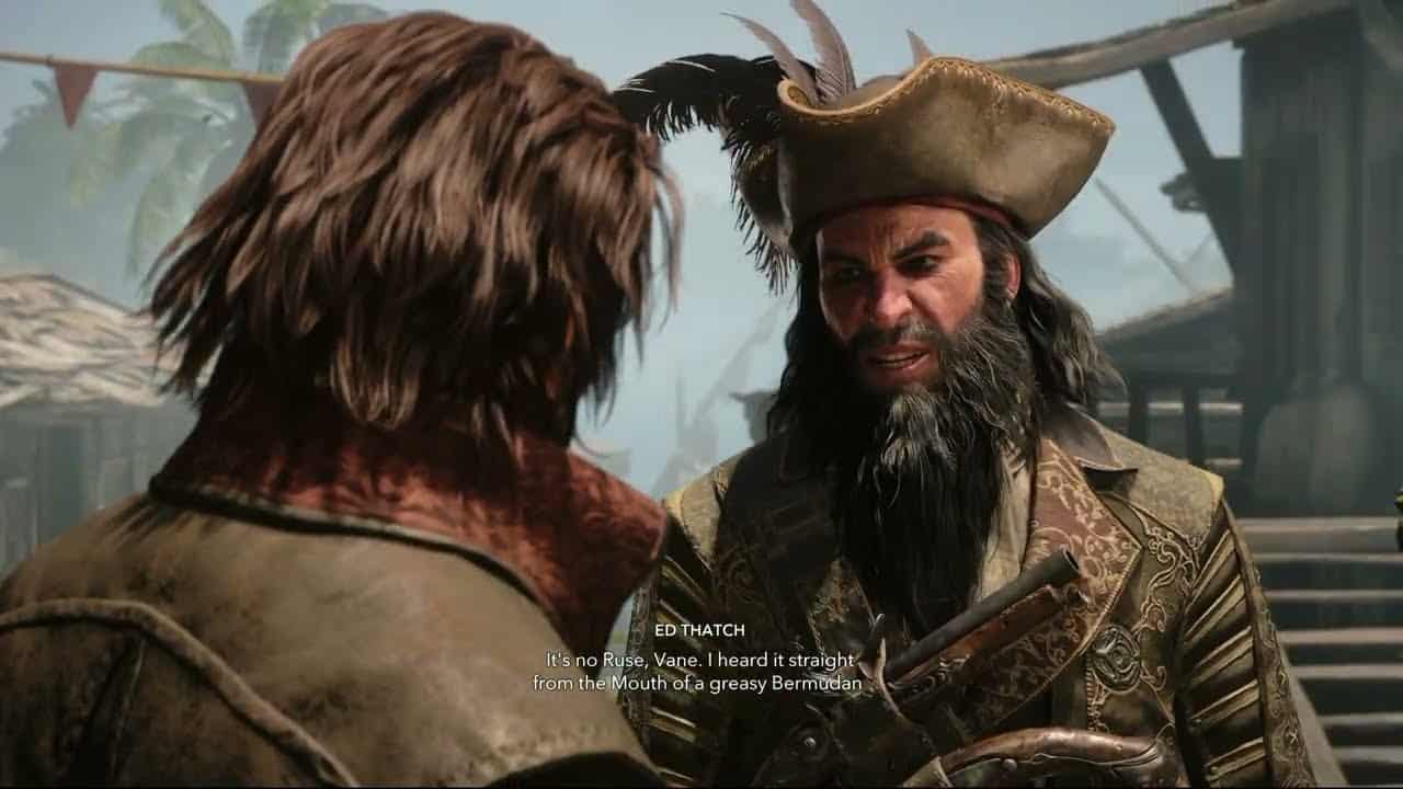 Assassin’s Creed Black Flag Resynced – Diving For Medicine: Talk with Blackbeard and Vane Cutscene