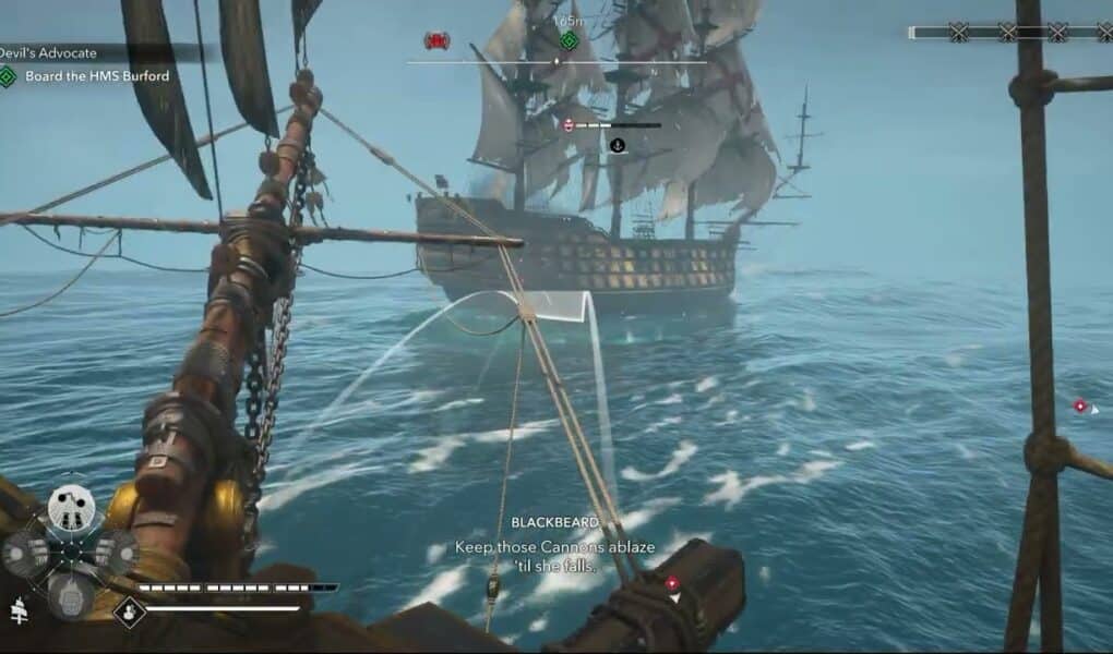 Assassin’s Creed Black Flag Resynced – Devil’s Advocate: Board The HMS Burford | Ram Cutscene