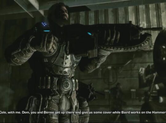Gears of War 3 – Act 3: Ride Out on The Truck To Rescue Sam and Anya | Crash Cutscene