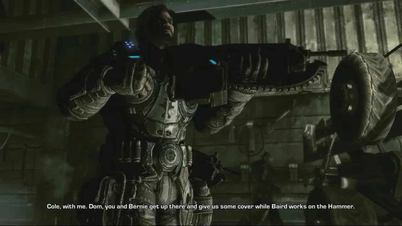 Gears of War 3 – Act 3: Ride Out on The Truck To Rescue Sam and Anya | Crash Cutscene