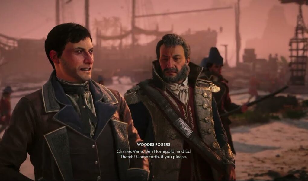 Assassin’s Creed Black Flag Resynced – We Demand A Parley: Captain Woodes Rogers Arrival Cutscene