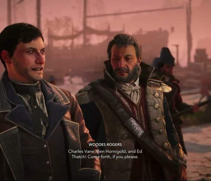 Assassin’s Creed Black Flag Resynced – We Demand A Parley: Captain Woodes Rogers Arrival Cutscene