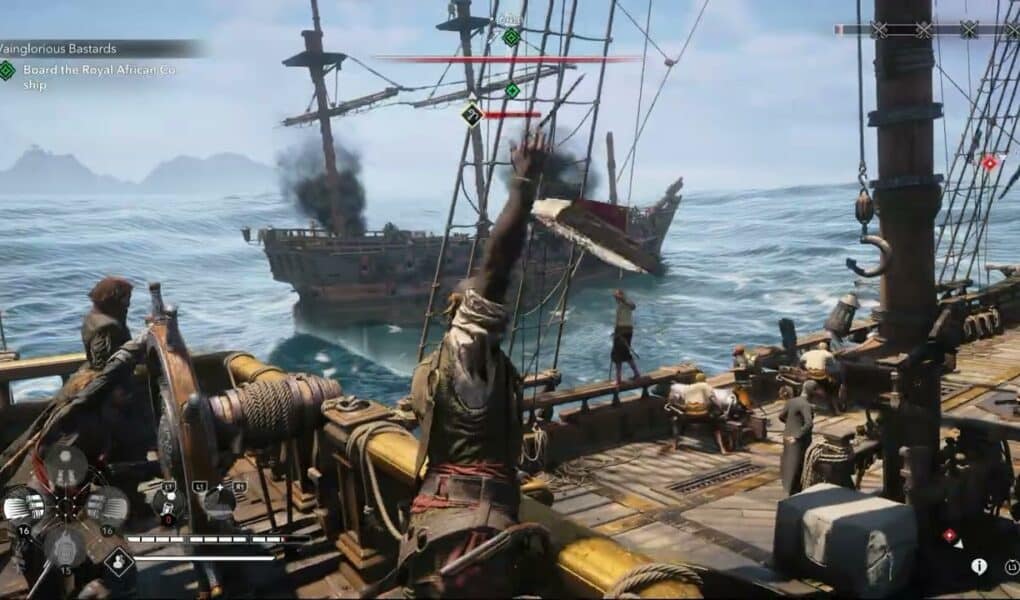 Assassin’s Creed Black Flag Resynced – Vainglorious Bastards: Board The Royal African Ship Gameplay