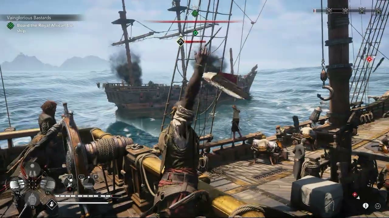 Assassin’s Creed Black Flag Resynced – Vainglorious Bastards: Board The Royal African Ship Gameplay