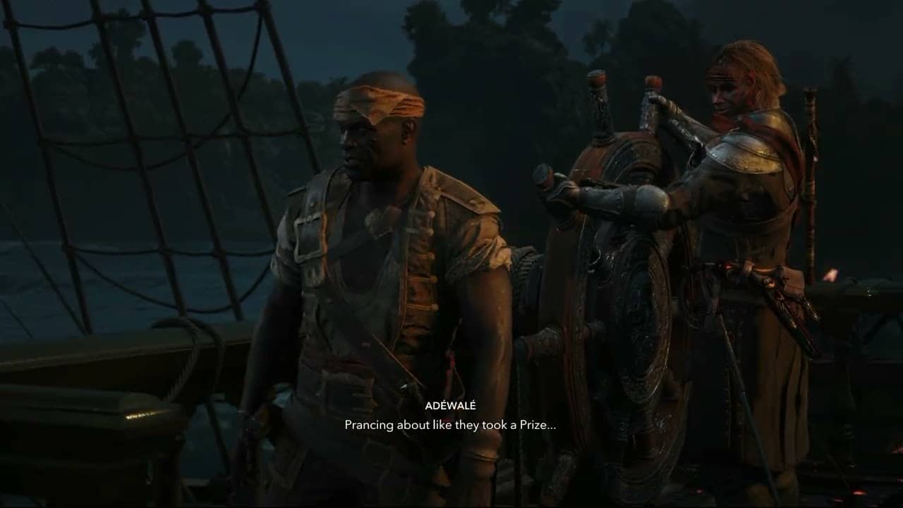 Assassin’s Creed Black Flag Resynced – The Fire Ship: The Jackdaw Escapes British Blockade Cutscene