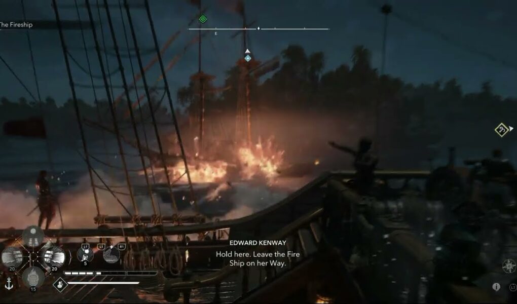 Assassin’s Creed Black Flag Resynced – The Fire Ship: Talk To Anne | Defend Ship & Destroy Blockade