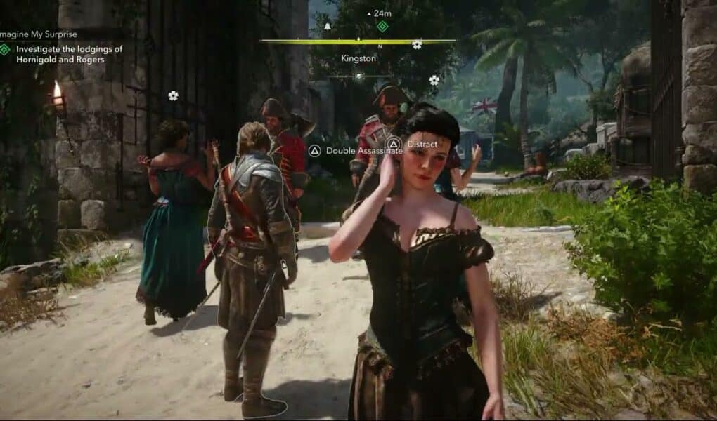 Assassin’s Creed Black Flag Resynced – Imagine My Surprise: Investigate The Lodgings Combat Gameplay