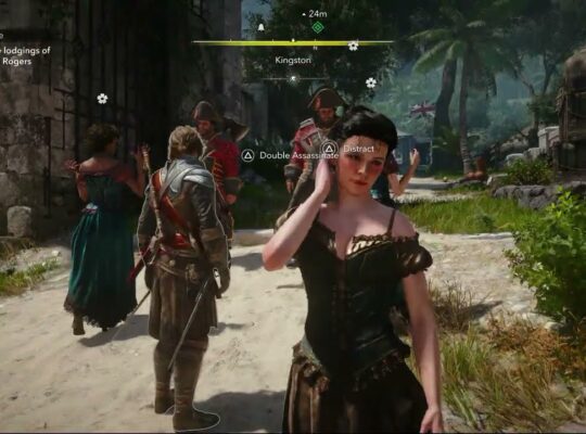 Assassin’s Creed Black Flag Resynced – Imagine My Surprise: Investigate The Lodgings Combat Gameplay