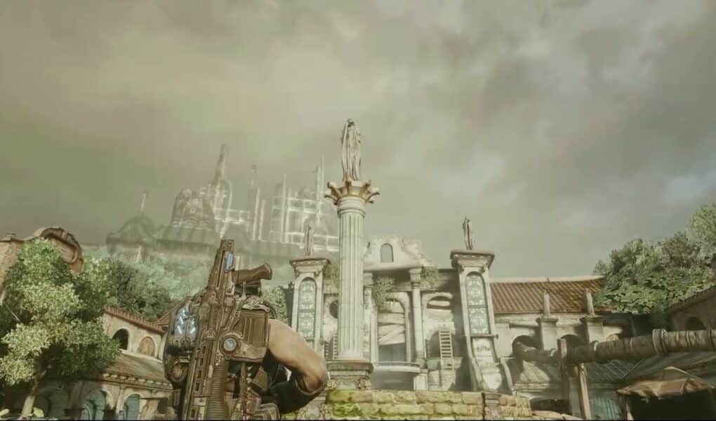 Gears of War 3 – Act 3: Dizzy “Piss and Moonshine” Reach Stranded Man | Slay Lambent with Vulcan