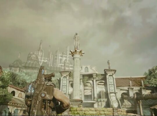 Gears of War 3 – Act 3: Dizzy “Piss and Moonshine” Reach Stranded Man | Slay Lambent with Vulcan